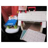 Vintage Fisher Price school house a...