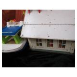 Vintage Fisher Price school house a...