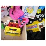 Wide variety of vintage toys and ga...