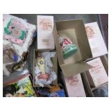 Vintage dolls and figurines of asso...