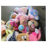 Large tote plus bag of assorted plu...