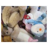 Large tote plus bag of assorted plu...