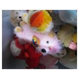 Large tote plus bag of assorted plu...