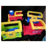 Vintage Fisher Price milk wagon, Tr...
