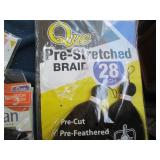 Variety of wigs, gift basket shrink...