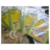 Variety of wigs, gift basket shrink...