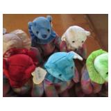 Set of (12) Ty Beanie birthstone...