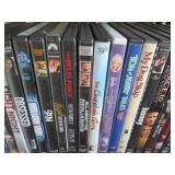 Wide variety of standard DVD movies...