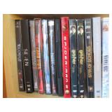 Variety of standard DVD movies...