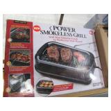 Power smokeless grill in original b...