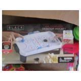 Box of assorted kids toys and activ...