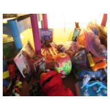 All toys and games pictured on shel...