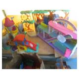 Lot of sit-on-floor to play toys...