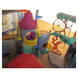 Lot of sit-on-floor to play toys...