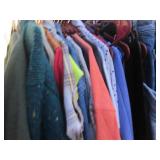 Lot of assorted mostly adult clothi...