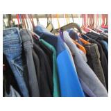 Lot of assorted mostly adult clothi...