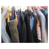 Lot of assorted mostly adult clothi...