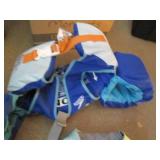 Child size life jackets and swimmin...