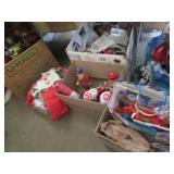 Massive Christmas decor lot includi...