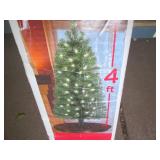4ft artificial pre-lit Nordic pine ...