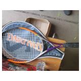 Spaulding tennis racquet with cover...