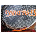 Spaulding tennis racquet with cover...
