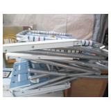 Pair of webbed lawn rockers and a s...