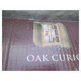 Home Trends 3-shelf Oak Curio in or...