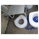 Medical assist shower bench, two to...