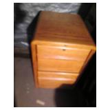 Wood 3-drawer standard size file ca...