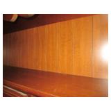 Vintage Wood desk with wall Hutch u...