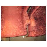 Pair of upholstered wingback chairs...