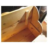 Wooden city heart entry storage ben...
