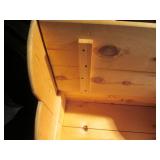 Wooden city heart entry storage ben...