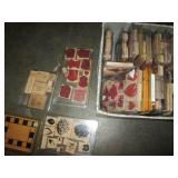 Bulk lot of rubber stampin up type ...
