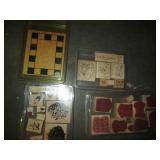 Bulk lot of rubber stampin up type ...