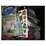 Large supply of stickers, albums an...