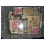 Large supply of scrapbook supplies ...