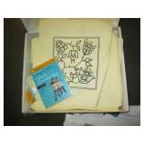 Big supply of Ojibwe shoulder totes...
