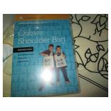 Big supply of Ojibwe shoulder totes...