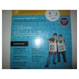 Big supply of Ojibwe shoulder totes...
