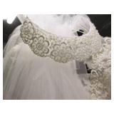Vintage long sleeve beaded wedding ...