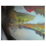 Large oil paintings and other frame...