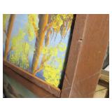 Large oil paintings and other frame...