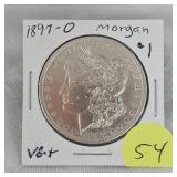 1897-O Morgan VG+ $1 Silver