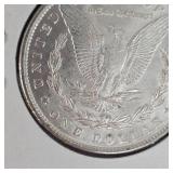 1889-Morgan AU+ $1 Silver