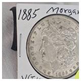 1885- Morgan VG+ Toned $1 Silver