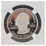 2018 S Silver 25c NGC PF69 Ultra Cameo Voyagers
