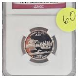 2005 S Silver 25c NGC PF69 Ultra Cameo Minnesota