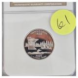 2005 S Silver 25c NGC PF69 Ultra Cameo Minnesota